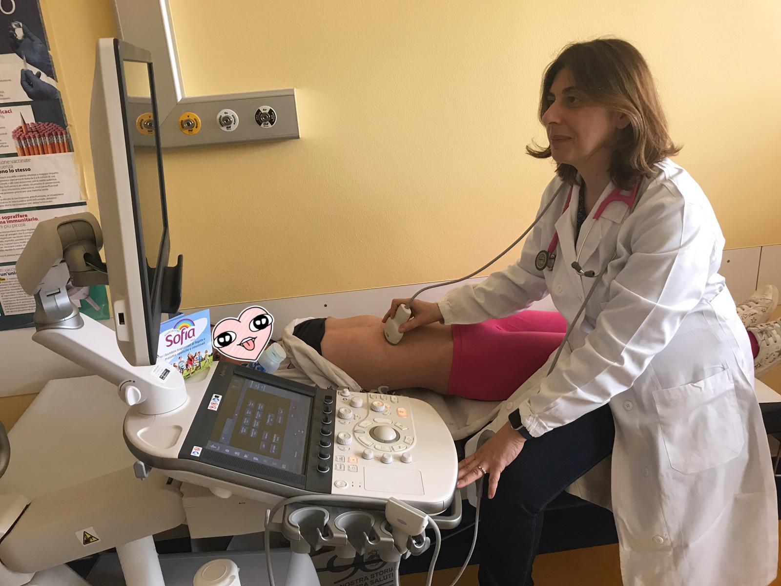 Strumento di ultima generazione fibroscan donato da Associazione Sofia Onlus alla Gastroenterologia Pediatrica di Padova.
